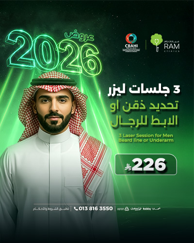 3 Laser Session for Men Beard line or Underarm