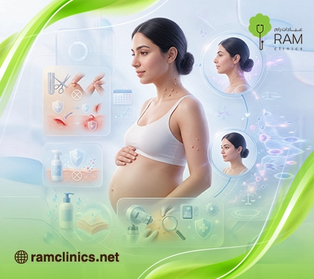 علاج الزوائد الجلدية أثناء الحمل