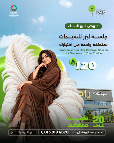 جلسة ليزر للسيدات لمنطقة واحدة من اختيارك