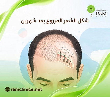 صورة-توضح-شكل-الشعر-المزروع-بعد-شهرين