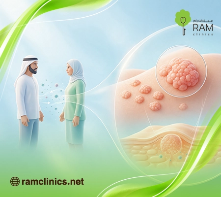 صورة-توضح-الثآليل-التناسلية-عند-الرجال-والنساء