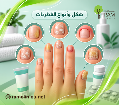 أنواع فطريات الأظافر