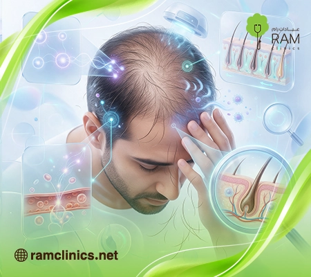 صورة-توضح-الفرق-بين-الثعلبة-وتساقط-الشعر